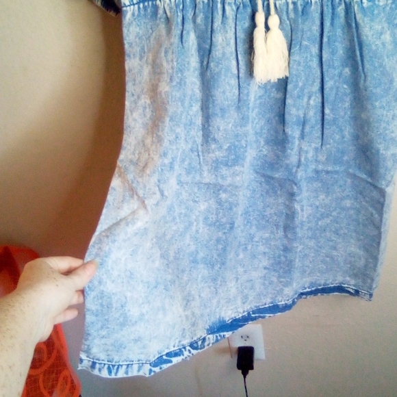 Nwt Design History acid wash embroidered dress - Picture 8 of 13